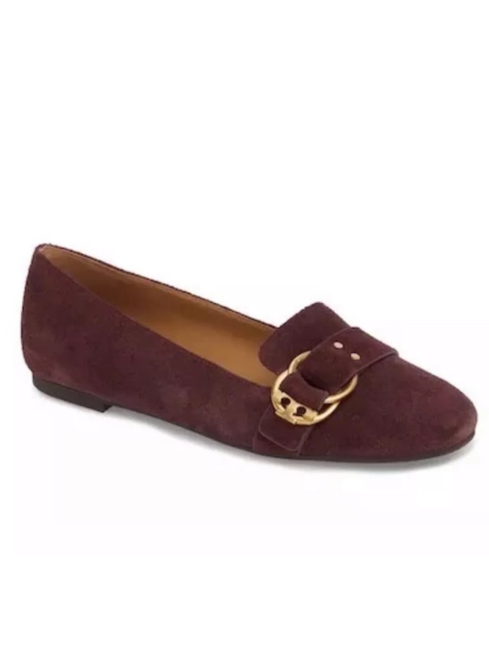 Tory Burch Malbec Marsden Smoking Slipper Sport Suede Flats Size 7